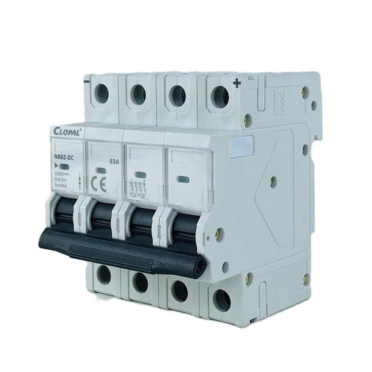 Clopal DC-20 & 63Amp 500V Safety Circuit Four Pole Breaker