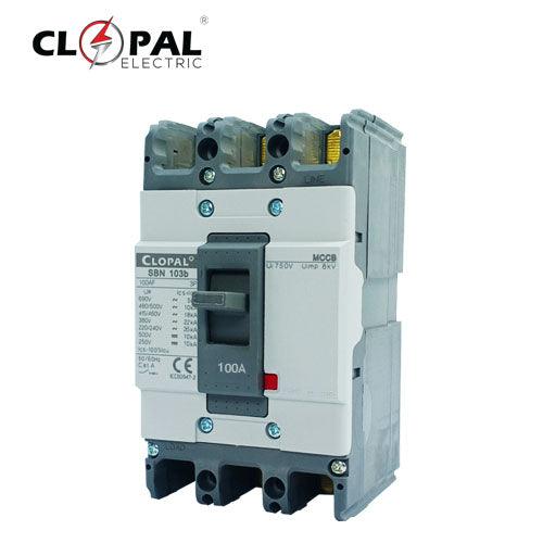 Clopal Heavy Duty 100Amp Three Pole Moulded Case Circuit Breaker