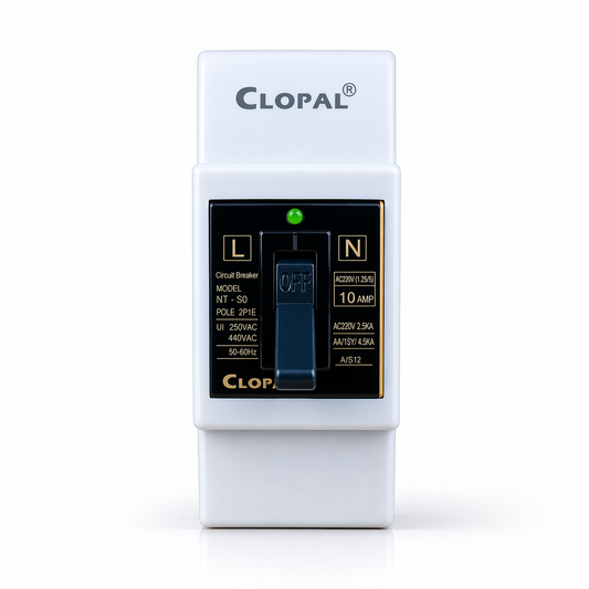 Clopal Double Pole Safety Circuit Breaker with LED 10, 15, 20, & 30A - Brand Quality Product