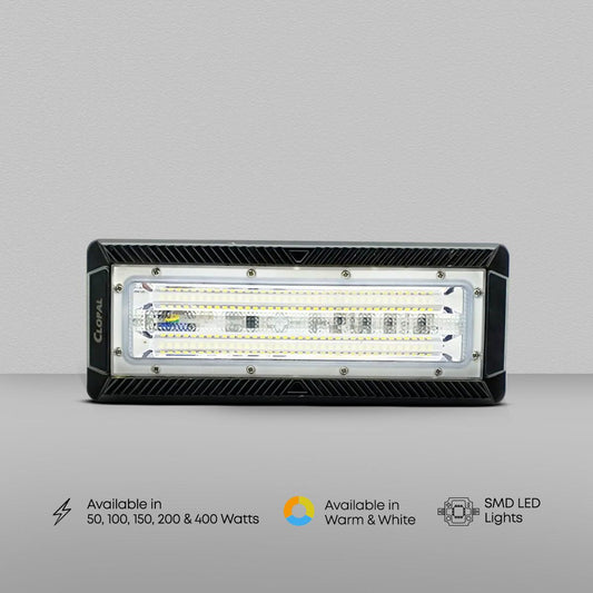Clopal 50W Smart Bright Waterproof LED Floodlight 220V - Warm & White