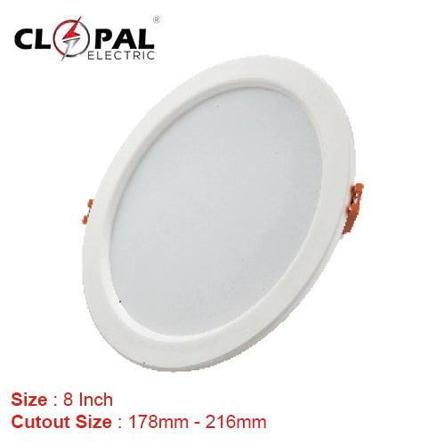 Clopal Led Light 18 watts SMD Downlight Round Light V-220 - Warm & Natural