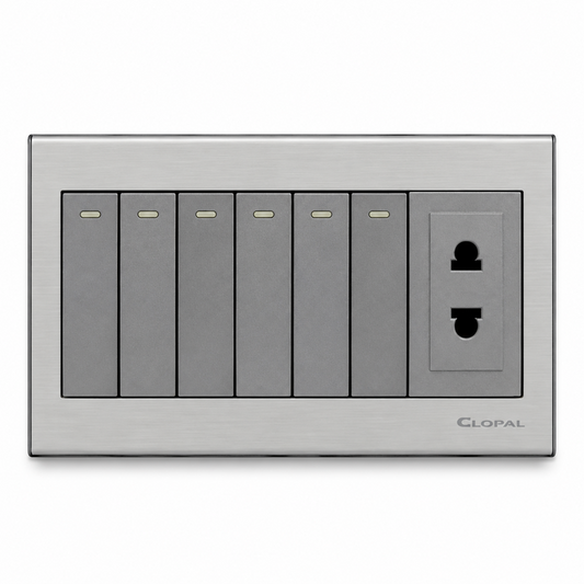 Clopal Elegant Grey Series 6 + 1 Superior Quality