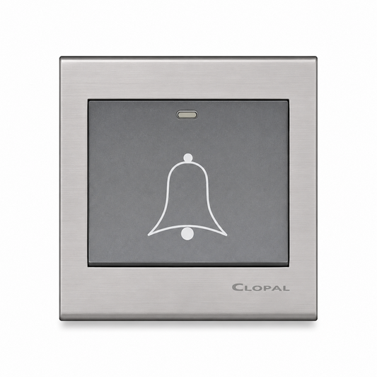Clopal Elegant Grey Series Bell Push Superior Quality