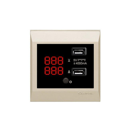 Clopal Golden Metalic Series USB Digital Display Superior Quality