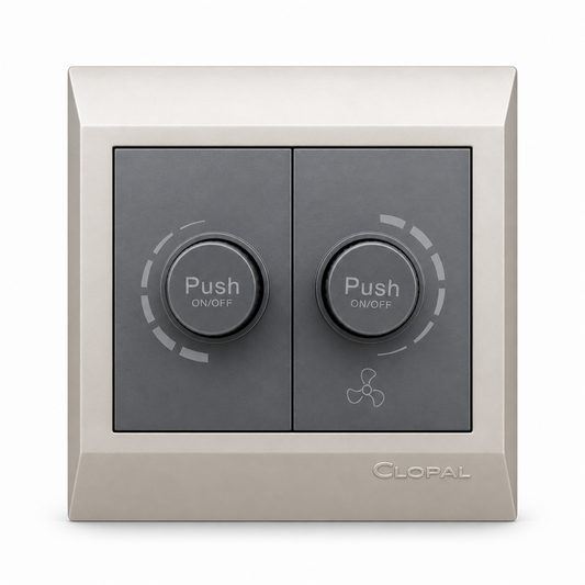Clopal Golden Metalic Series Double Dimmer Superior Quality