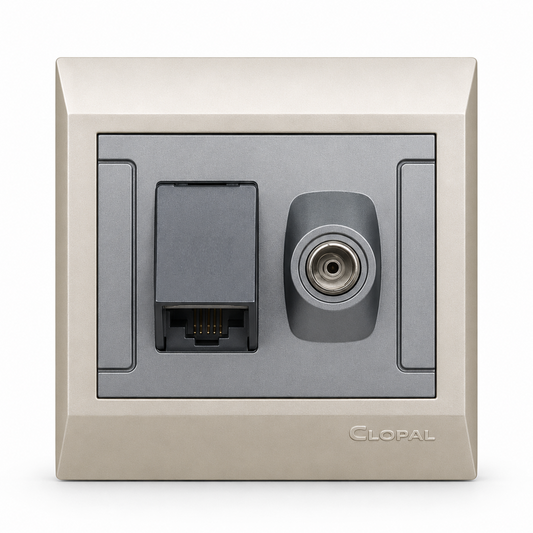 Clopal Golden Metalic Series Tv + Internet Superior Quality