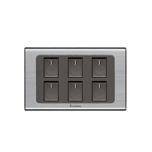 Clopal Inspire Series 6-Gang Switch Superior Quality