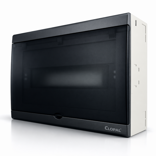 Clopal Distribution Box | 11 to 14 Ways | Surface Mounted | Circuit Breaker Box | Solar PV Compatible | Indoor Use