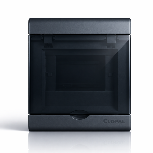 Clopal Distribution Box | 2 to 4 Ways | Surface Mounted | Circuit Breaker Box | Solar PV Compatible | Indoor Use