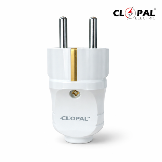 Clopal Male & Female Electrical Plug Adapter French Standard Socket