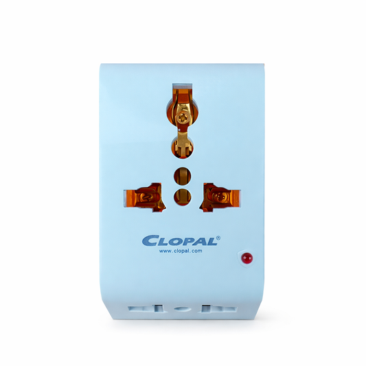 Clopal Multi Socket Universal Travel Adapter 2pins & 3Pins