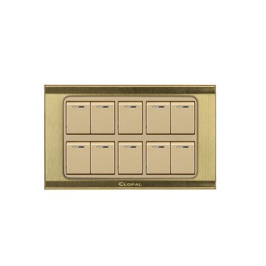 Clopal Prime Series 10-Gang Switch Superior Quality