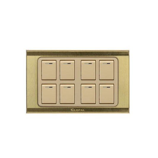 Clopal Prime Series 8-Gang Switch Superior Quality