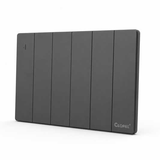 Clopal Space Series 6-Gang Switch Superior Quality