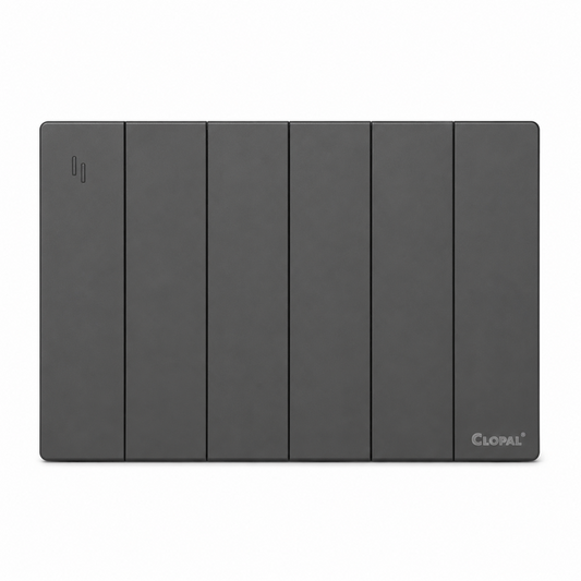 Clopal Space Series 6-Gang Switch Superior Quality