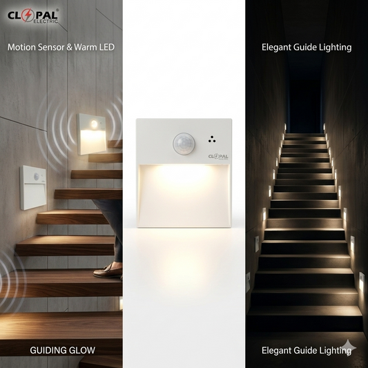 Clopal Motion Sensor LED Stair Light Step Light Indoor / Outdoor Stair Step Light 220V
