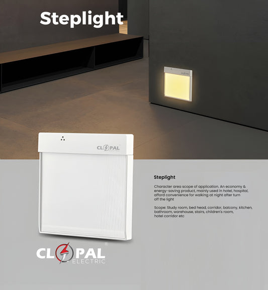 Clopal M60 Full Crystal LED Stair Light Step Light Indoor / Outdoor Stair Step Light 220V