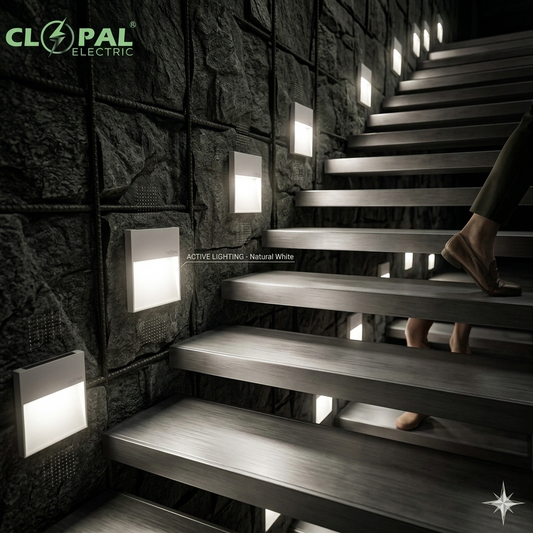 Clopal LED Stair Light Step Light Indoor / Outdoor Stair Step Light 220V