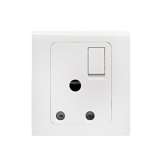 Clopal Typer White Series Power Plug (for A.C) Superior Quality