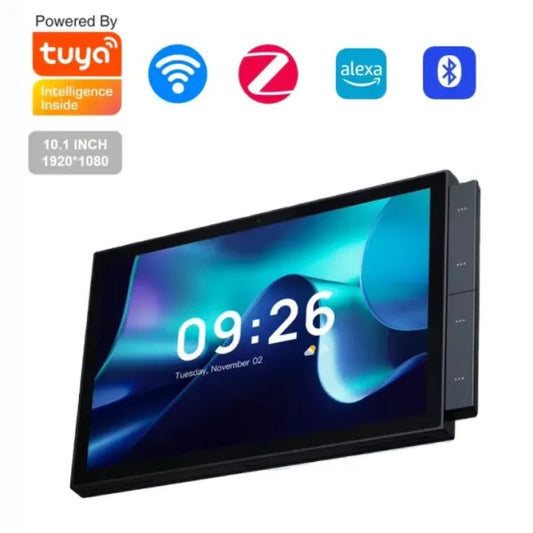 Clopal 10-Inch Smart Touch Screen Control Panel | WiFi & ZigBee Hub | Tuya Home Automation Dashboard with Alexa