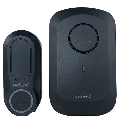 Clopal Wireless Doorbell with 38 Ringtones – Available in Black & White