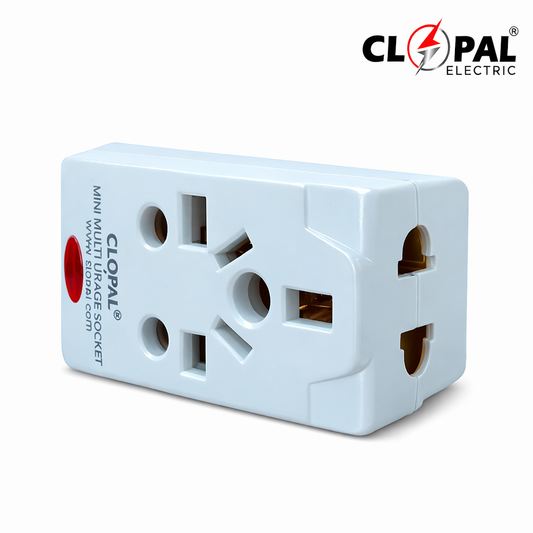 Clopal Multi Plug & Socket with Fuse Protection