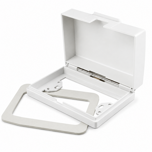 Clopal Weatherproof Socket Protection Cover - Color White