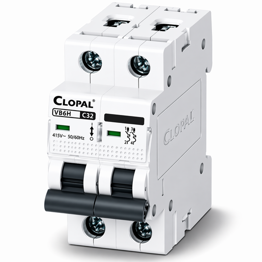 Clopal 32 Amp Safety Circuit Breaker Double Pole