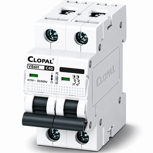 Clopal 40 Amp Safety Circuit Breaker Double Pole