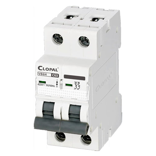 Clopal 63 Amp Safety Circuit Breaker Double Pole