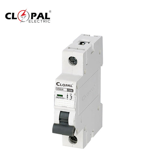 CLOPAL 0.5, 1, 2, 4, 6, 10, 16, 20, 25, 32, 40, 63A Safety Circuit Breakers Single, Double, Three & Four Pols