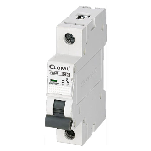 Clopal 16 Amp Safety Circuit Breaker Single Pole