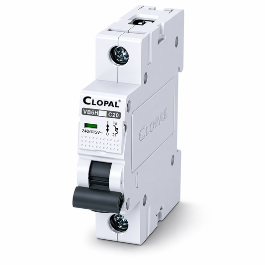 Clopal 20 Amp Safety Circuit Breaker Single Pole