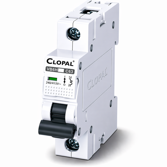 Clopal 63 Amp Safety Circuit Breaker Single Pole