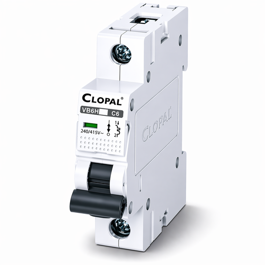 Clopal 6 Amp Safety Circuit Breaker Single Pole