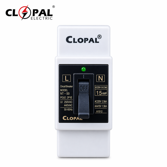 Clopal Double Pole Safety Circuit Breaker with LED 10, 15, 20, & 30A - Brand Quality Product
