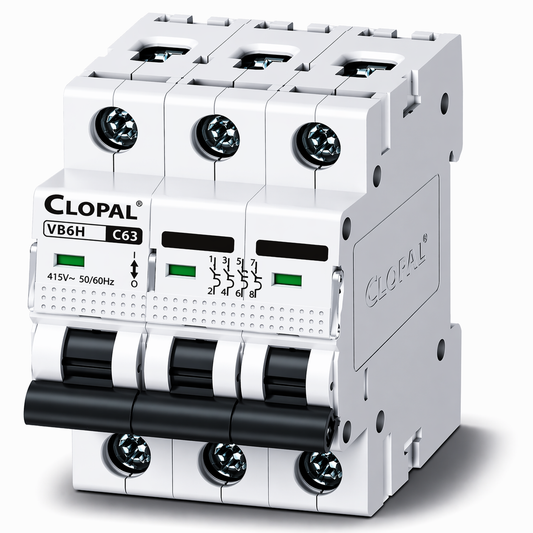 Clopal 63 Amp Safety Circuit Breaker Three Pole