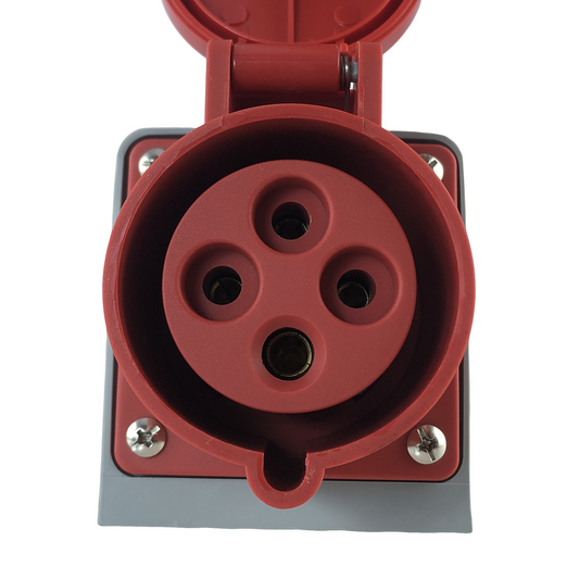 Clopal 32A 4-Pin Industrial Socket – 220-240V | Heavy Duty Connector