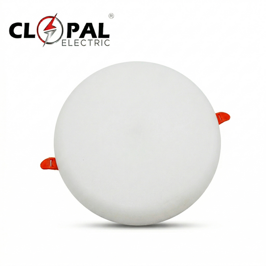 Clopal Adjustable 10 Watts SMD Round Light V-220 - White, Warm & Natural