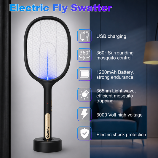 Clopal Mosquito Racket with Rechargeable