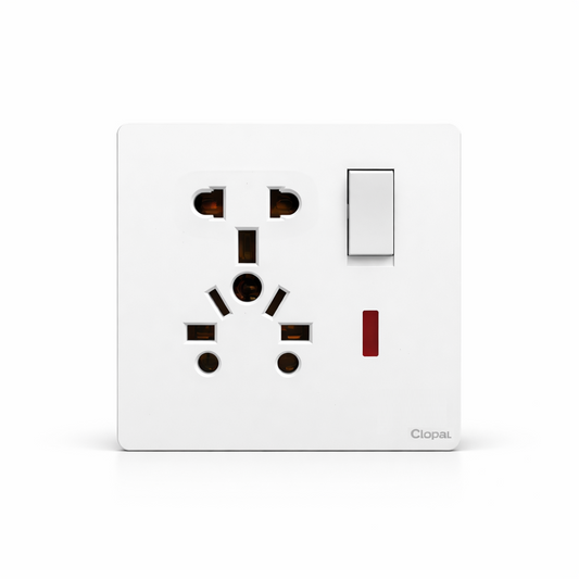 Clopal Cloud Series Light Plug Switch + Extra Soc Superior Quality