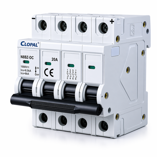 Clopal DC-20 & 63Amp 500V Safety Circuit Four Pole Breaker