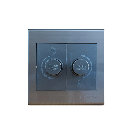 Clopal Elegant Grey Series Double Dimmer Superior Quality