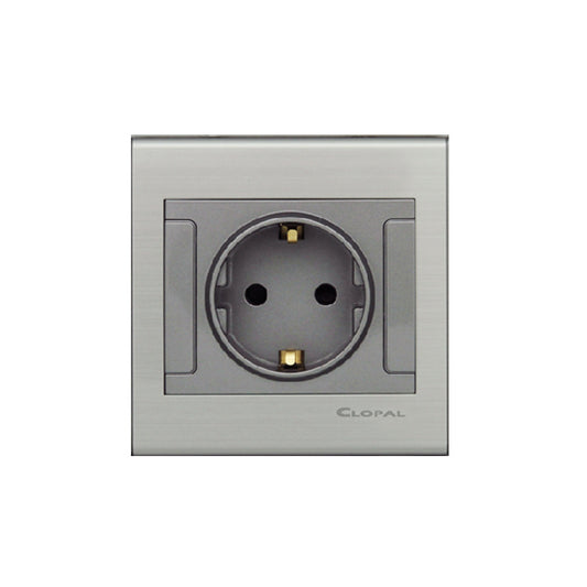 Clopal Elegant Grey Series Euro Socket Superior Quality