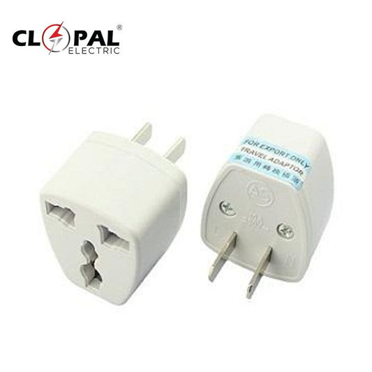 Multi-Plug Power Travel Adapter 2 & 3 Pins, Flat & Round Pins