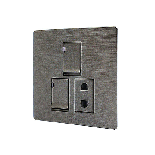 Clopal Flatty Series 2 switch + 1 socket Superior Quality