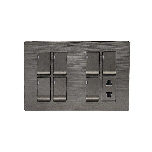 Clopal Flatty Series 7 switch + 1 socket Superior Quality – Clopal Online