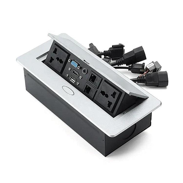 Technology Box, Conference Table Connectivity Hydraulic Pop Up Box Pow ...
