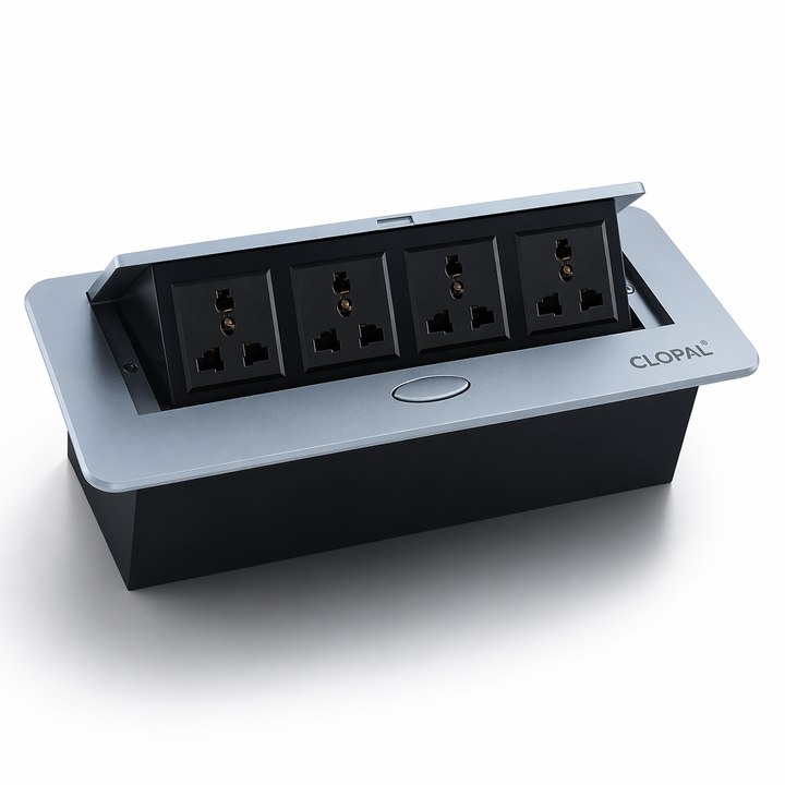 Technology Box, 4 Multi Sockets Conference Table Connectivity Hydrauli ...
