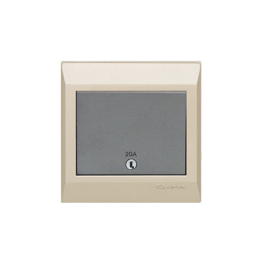 Clopal Golden Metalic Series 20A Double Pole Switch Superior Quality